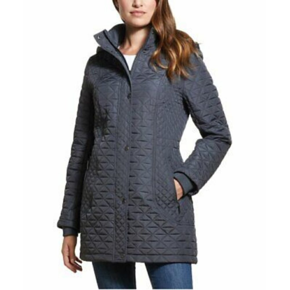 💕WEATHERPROOF💕 Quilted Jacket with Hood